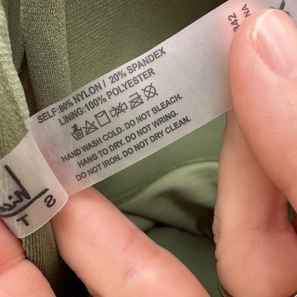 Nicole Miller Green Tankini Top Swimsuit Plus Size 2X Ruched Paisley - Picture 8 of 10